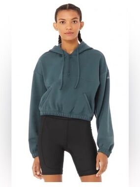 Alo Yoga Stadium Quarter-Zip Hooded Sweatshirt